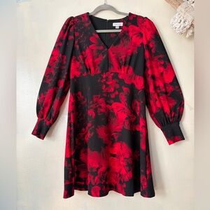 Women’s Calvin Klein career dress balloon sleeve academia size 10P stretch